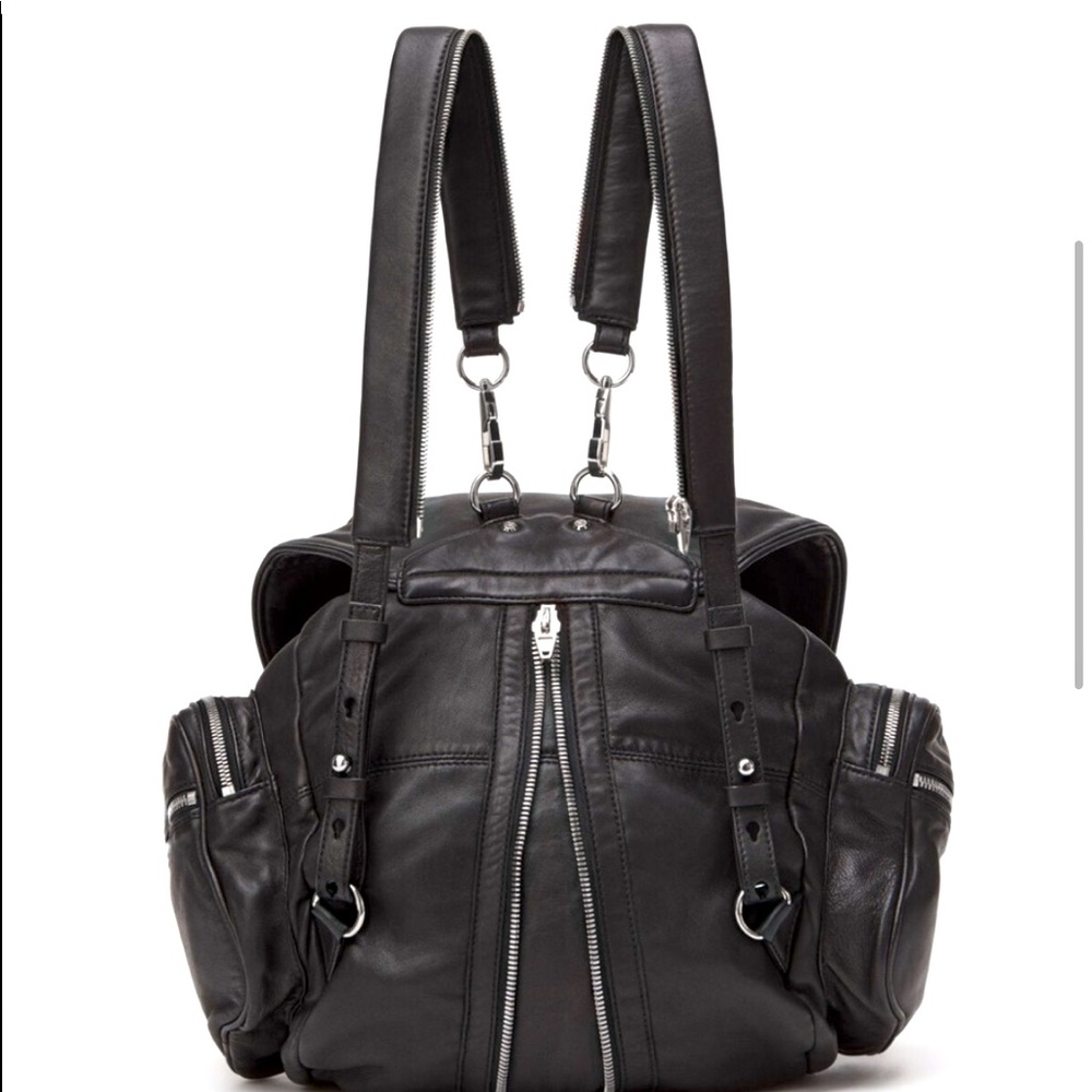 Brown Alexander Wang Mini Marti Leather Backpack in good gently used condition!